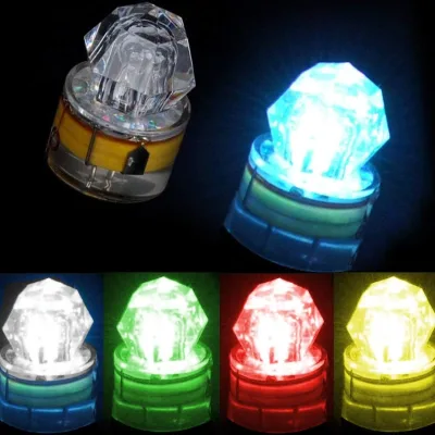 IFREENA Waterproof ABS LED Deep Drop Fishing Lights for Catfish Tuna-Water Activated Lure Flashers Battery Powered