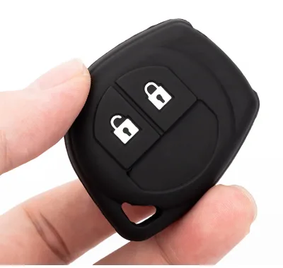 Hot Selling Silicone Car Key case for Suzuki 2 Button Car Key Swift SX4 Jimny Cover Pouch Accessory With logo