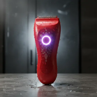 Custom Color Pattern Waterproof Rechargeable Ceramic Pubic Hair Trimmer Shaver LED Light 61-90 Min Runtime Washable Body