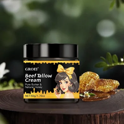 Private Label Sensitive Skin Tallow Balm with Honey Face Soothing Cream