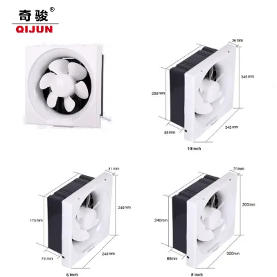 6inch 8inch 10inch 12inch Full ABS Plastic Centrifugal Ceiling Exhaust Fan Bathroom Kitchen Room with Ball Bearing
