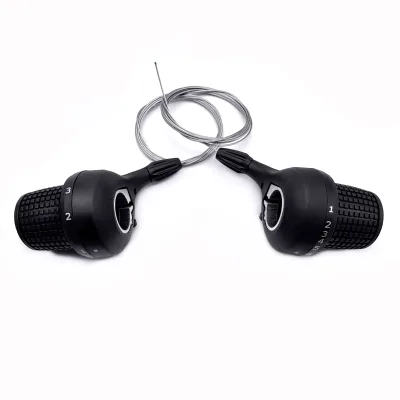 SUNRUN Plastic Shifter Twist Grip-Mountain Bike Derailleur 6-Speed/18-Speed Universal Gear Controller