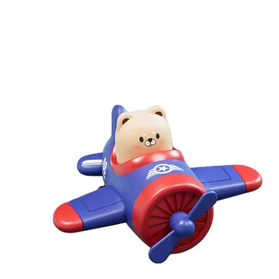 Press Cartoon Animal Airplane Car Cute Environmentally Friendly Material Children's Toys Gift