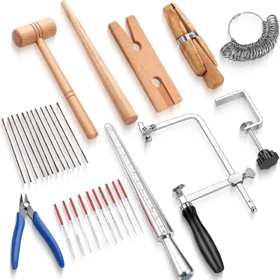 Wholesale DIY Wood Jewelry Tool Set 10-Piece for Jewelry Making Golding Tools Handmade Design Bracelet Necklace Making Tools
