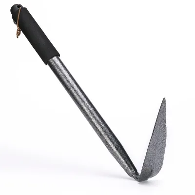 Long Handle Pointed Cultivator With Soft Sponge Grip Garden Tool Manual Forged Steel Hand Hoe Weeding Tool