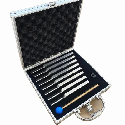 8 Tuning Fork Set Chakra Tuning Fork Set Aluminum Alloy Material Sound Therapy Instruments Kit with Tuning Fork Activator Chakra