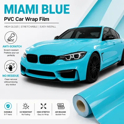 Car Wrap Vinyl Roll Film Full Body 1.52*15m High Quality Clear PVC Anti-scratch Color Changing No Residue Vehicle