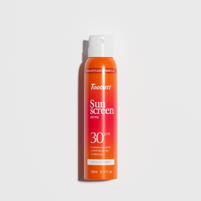 Private Label Cosmetic Spray SPF 30 Sunscreen Vitamin E Face Sun Protection Broad Spectrum Waterproof