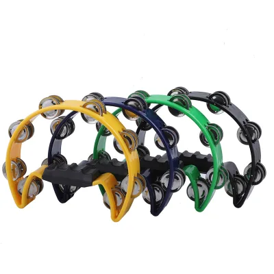 Plastic Hand Rattle Single-row Bell Ring Children's Percussion Instrument Manufacturer Wholesale