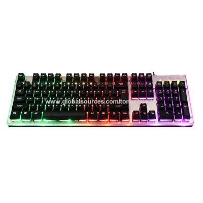RGB LED Display usb Game Keyboard For Computer game