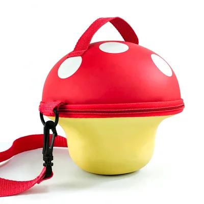 Custom EVA Storage Case Travel Camping Children Mushroom Shaped Crossbody Bag Kids School Bag
