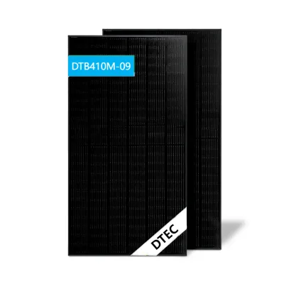 Dtec 410w Solar Full Black Eu Warehouse 400w 410w 420w Mono Perc Mono All Black Solar Panel 400w