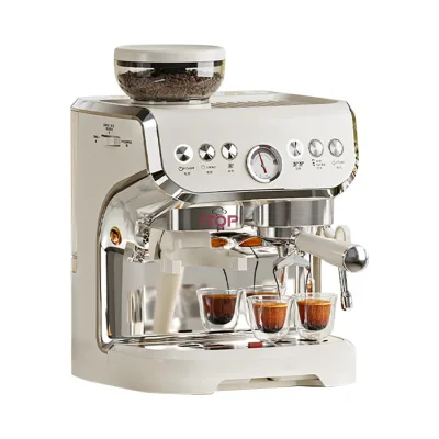 Professional Espresso Coffee Machine Removable Large Capacity Water Box for Hotel Car Use Cappuccino Frother for Milk Flother