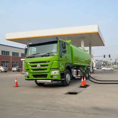 Used HOWO 6x4 Tanker Truck Industrial-Grade Anti-Rust Oil-Resistant Steel Tank Built-in Wave Guard Plate Reliable Fuel Transport