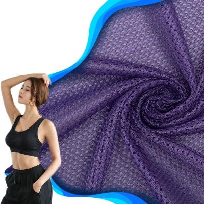 100% Polyester Summer Dress With Lining Eyelet Mesh Fabric for Recycled Plastic Shopping Bag Women's Sports Underwear