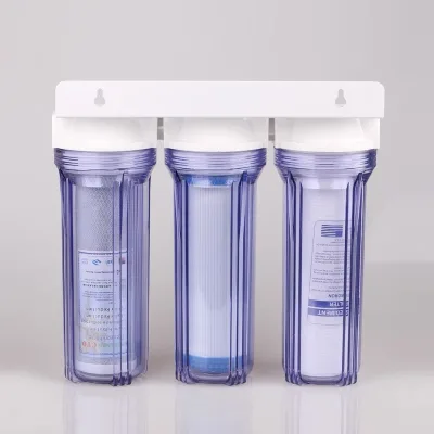 Wholewater Filters China Supplier: 10-Inch, 3-Stage Electric Plastic Water Filtration System for Home Pre-filtration