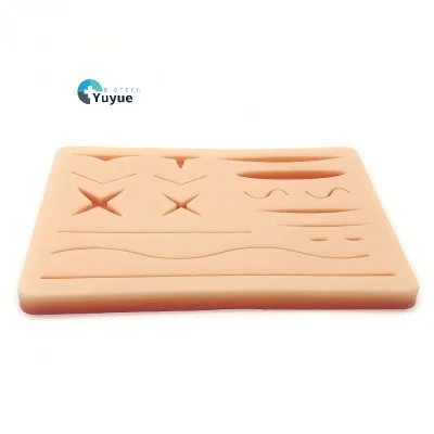Multi-Wound Skin Suture Practice Pad Silicone Skin Training Module for Suture Skill Practice Teaching Training Use