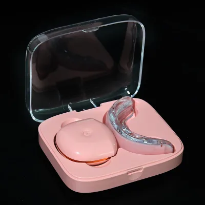 Home Use Teeth Whitening LED Light Blue Red Dual Spectrum No UV Safe For Daily Gum Protection Private Label for Beauty Shop