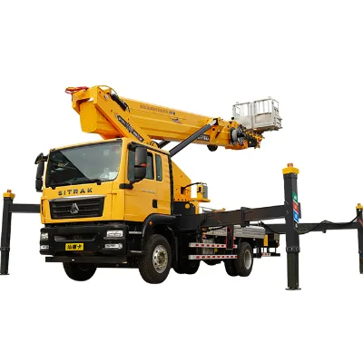 56m Used in Factories Power Plants and Municipal Construction New Bucket Truck Boom Lift High Altitude Working Truck