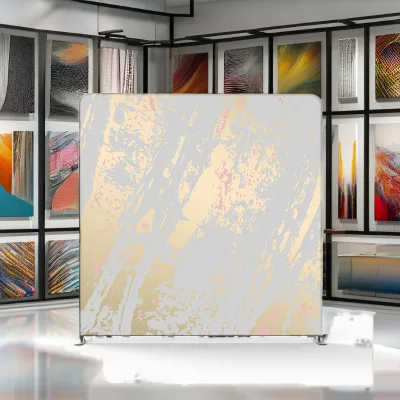 Hot Selling 8ft Customized Wedding Decoration Tension Fabric Backdrop for Event Stage