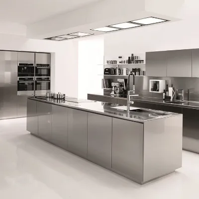 Modern Stainless Steel Waterproof Aluminium Design Kitchen Cabinet