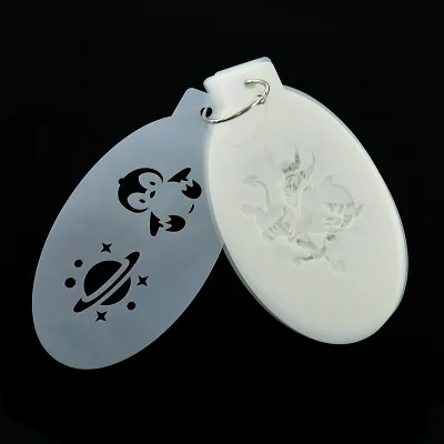GP PET Halloween Holiday Makeup Tattoo Stencil Reusable Body Art Facial Painting Stencils Set for Kids