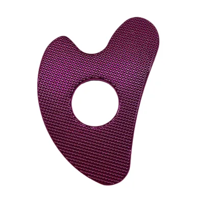 DIY Heart Gua Sha Zinc Alloy Facial Guasha Massager Custom Logo Face Gua Sha Tool For Anti-aging
