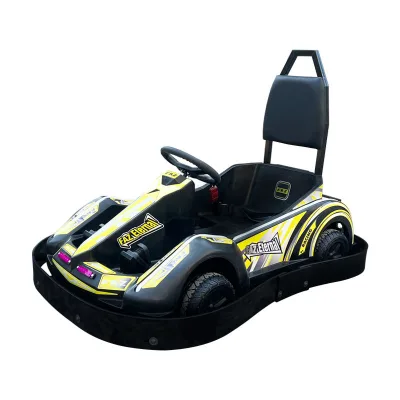 Outdoor Plastic Electric Four-Wheel Drift Go-Kart for Kids-Bumper Car Amusement Ride Equipment