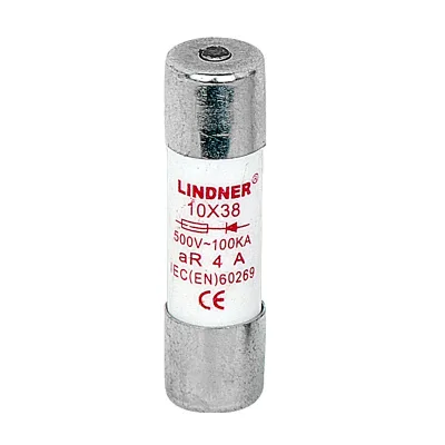 Factory direct sale 2A-32A cylindrical fuse fuse and base 10*38mm white aR Fuse
