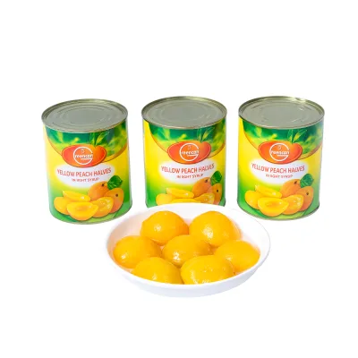 Canned Food Canned Yellow Peach Canned Fruit Cocktail in Light Syrup