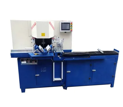45 Degree Angle Connector Automatic Cutting Saw with CNC Auto Feed System Factory Supply for Industrial Manufacturing