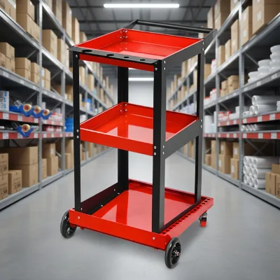 Repair Rolling Tool Cart Sheet Metal PDR Dent Repair Mobile Tool Storage Cabinet for Collision Repair Workshop Garage