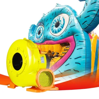 QW-1500s injection molding inflation device inflatable trampoline bounce combination sliding inflation device
