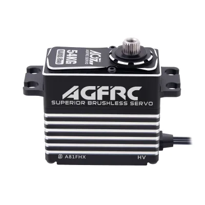 AGFRC A81FHX 54KG Super Torque 0.082Sec High Speed CNC Shell Strong Steel Gear 4-Pole BLS Standard Servo for RC Off Road