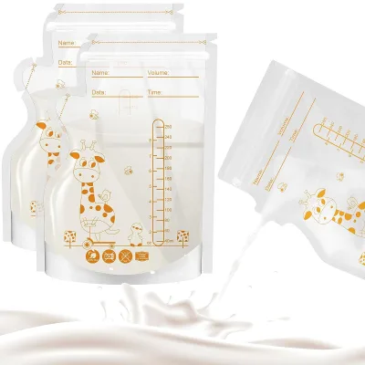 Bolsas Lactancia Baby Feeding Supplies Stand up Breast Milk Preservation Breastmilk Storage Bags Breast Milk Storage Bag