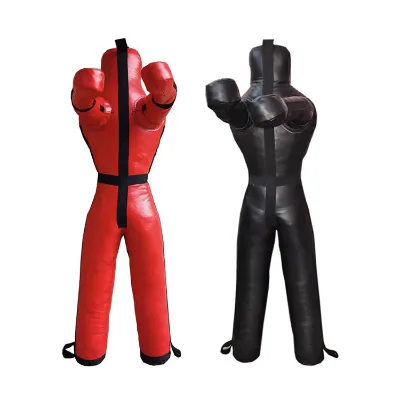 Wholesale Professional Boxing Dummy PU Leather Man Standing Bob MMA Dummy