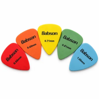 POM Guitar Picks 0.50-1.00mm Matte Acetal Plectrums for Acoustic Electric Bass Guitar Custom Logo OEM Wholesale