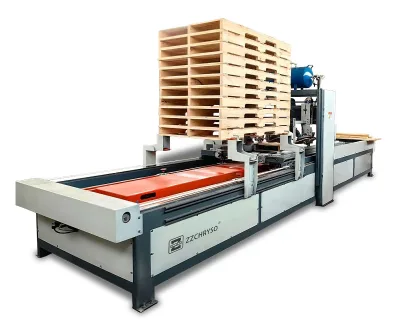Double Sides Working for Wood Pallet Nailing Machine