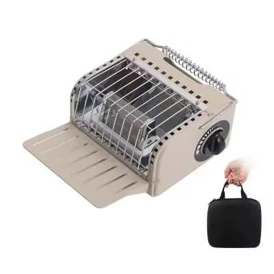 Outdoor Mini Cassette Stainless Steel One-piece Heating Stove Indoor Smokeless Baking Portable Camping Hand Warmer Butane Gas