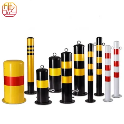 Hot Sale Road Pile Thickened Stainless Steel Pipe Fixed Column Anti-Collision Post Traffic Warning Bollard Isolation Prevention