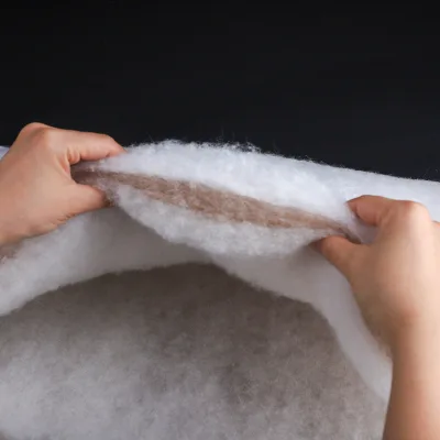Recycled Hollowcore Polyester Thermal Bond Sofa Mattress Stuffing Synthetic Wadding