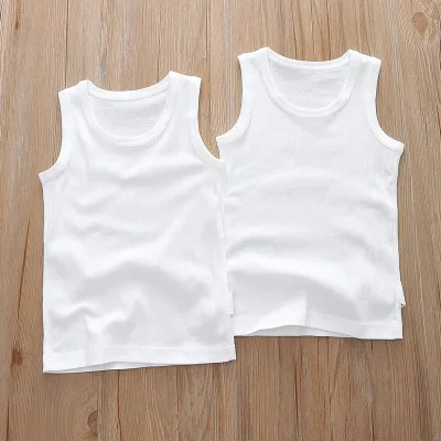 Japanese Style Soft Seamless Breathable Sweat Baby Vest for Boys Girls New One Pack Price Spring Summer Base Waistcoat