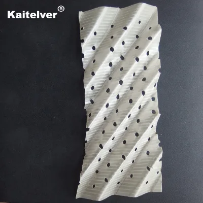125X 250X 350X 500X Plastic Perforated Plate Corrugated Structured Packing Used in Gas Purification