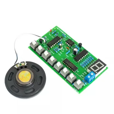 TJ-56-170 DC5V Electronic DIY Music Kit Eight Sound and Light Alarm Educational Sound Design Kit