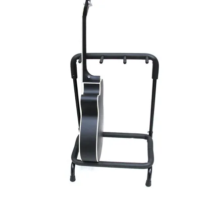 Guitar Three-head Stand Electric Guitar Acoustic Guitar Bass Floor Display Guitar Stand Accessories