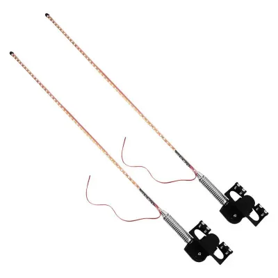24V LED RGB Truck Antenna Light Decorative Flagpole Lamp Colorful Streamer Flashing Pilot Lights for Trunk Jeep UTV ATV