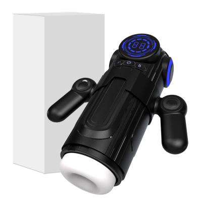 Delove Male Masturbation Device Automatic Telescopic Rotating Exerciser Rechargeable Aircraft Cup Adult Male Sex Toy