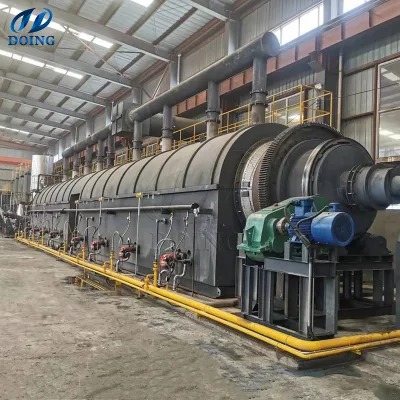 Pyrolysis Furnace for Pyrolysis Oil & Activated Carbon Black Making Fully Continuous Smoke-free Equipment