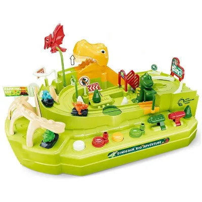 Slot Toys DIY Dinosaur Race Track Electric Railway Track Racing Toys Table Games Vehicle Car Adventure Toys for Kids