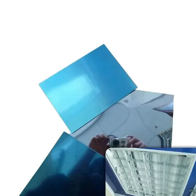 Custom Polished Aluminum 3xxx Mirror Aluminum Coil Sheet with Blue Film Gold for Car Mirror